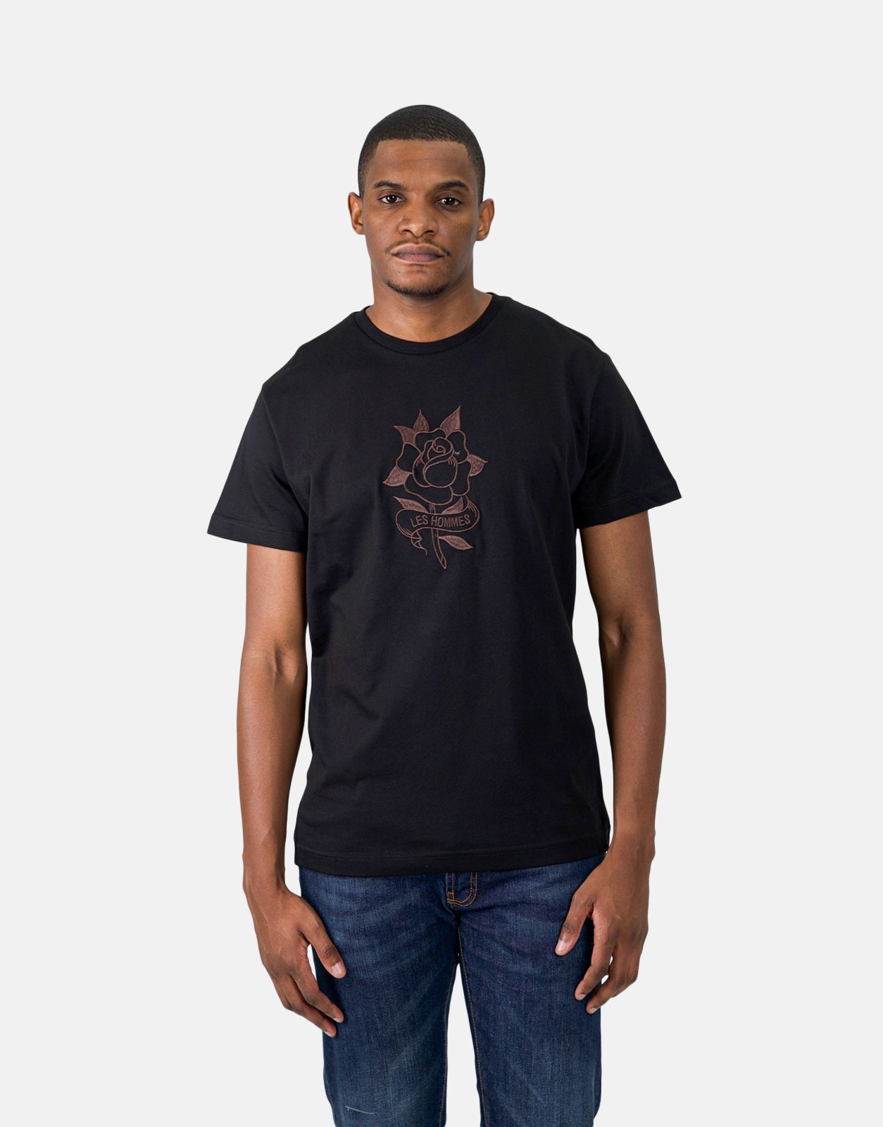 LH Embroidered Rose T-Shirt*