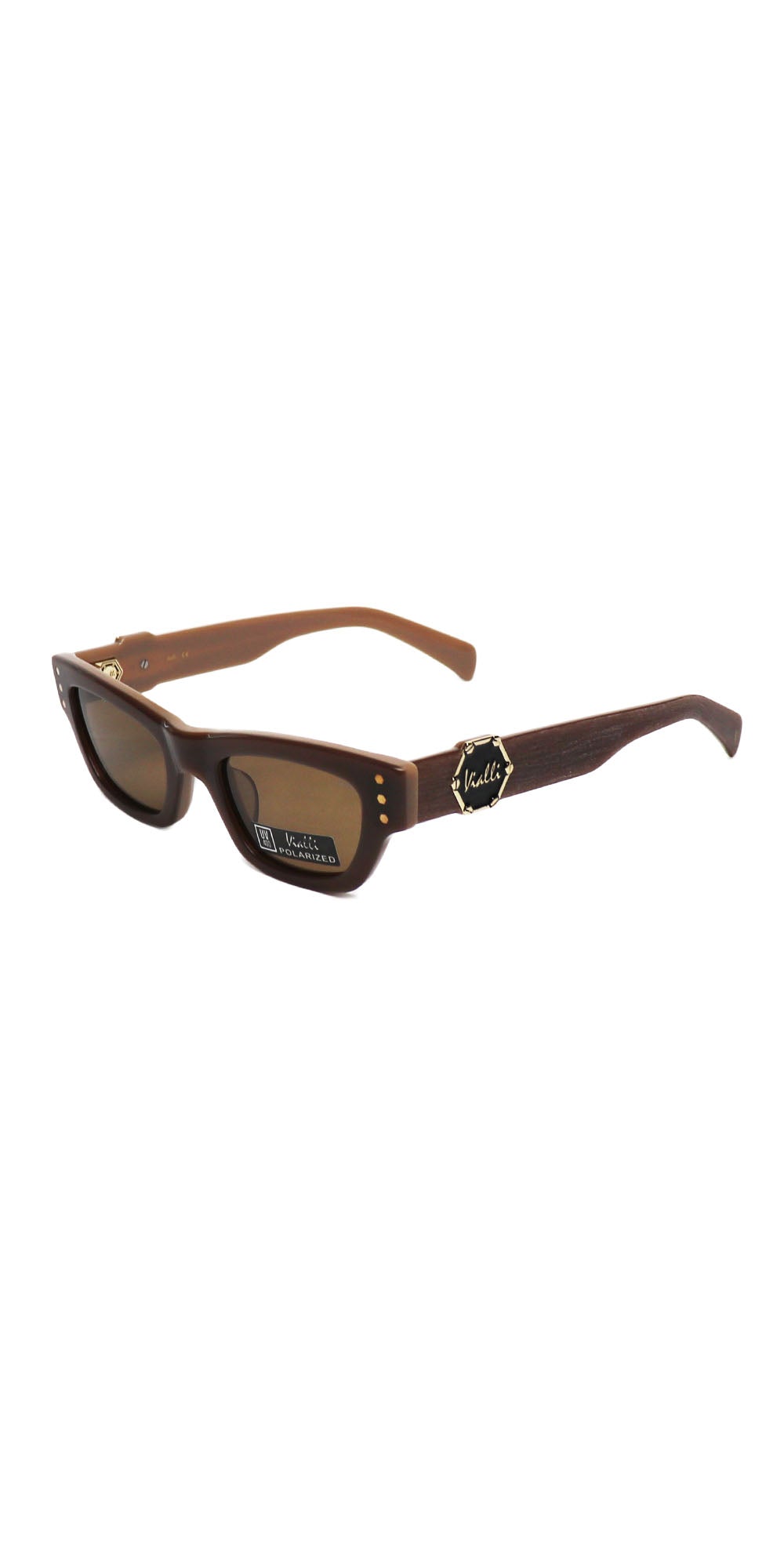 Brown Wood Sunglasses*